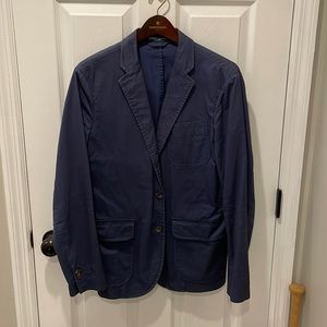 Recent Polo Ralph Lauren Navy Unstructured Sports Coat Jacket 40R